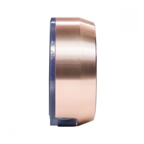 Seitliche Ansicht des Critical Atomxr Netzteils in Rosegold auf weißem Hintergrund