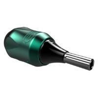 Grüner Darklab Click Ergo Griff auf weißem Hintergrund