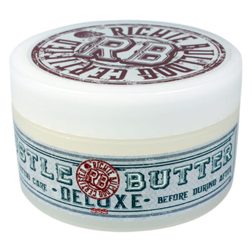 Dose mit Hustle Butter Deluxe Tattoopflege, weißer Deckel, 150 ml Inhalt