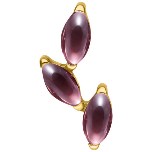 Push Fit Natural Gemstone Little Branch Attachment