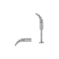 Silberner Aufsatz in Form einer Einhornklaue aus Chirurgenstahl, 18mm lang